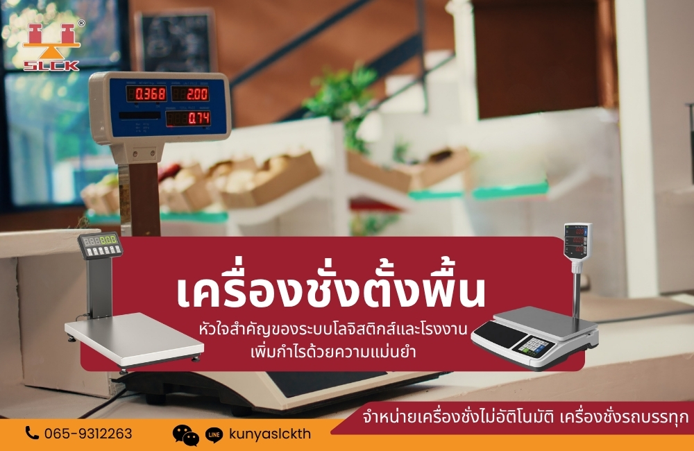 เครื่องชั่งตั้งพื้น หัวใจสำคัญของระบบโลจิสติกส์และโรงงาน เพิ่มกำไรด้วยความแม่นยำ